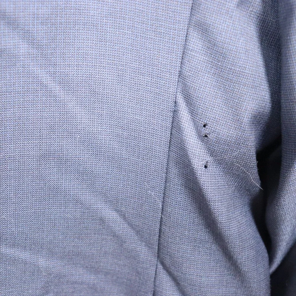 Jos.‎ A. Bank Blazer 44R Blue Mens Tailored Fit Wool Sport Coat Formal - FAIR